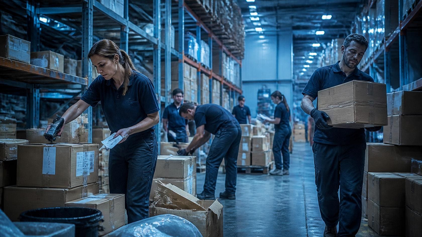 Manual warehouse operations